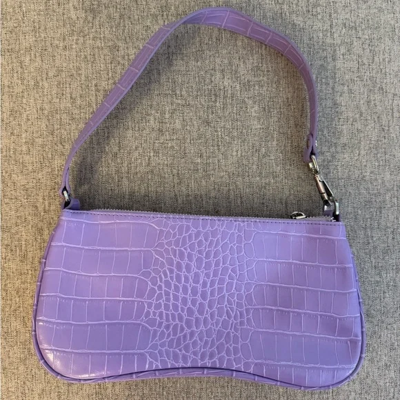 JW PEI Purple Leather Shoulder Bag - Picture 2 of 2